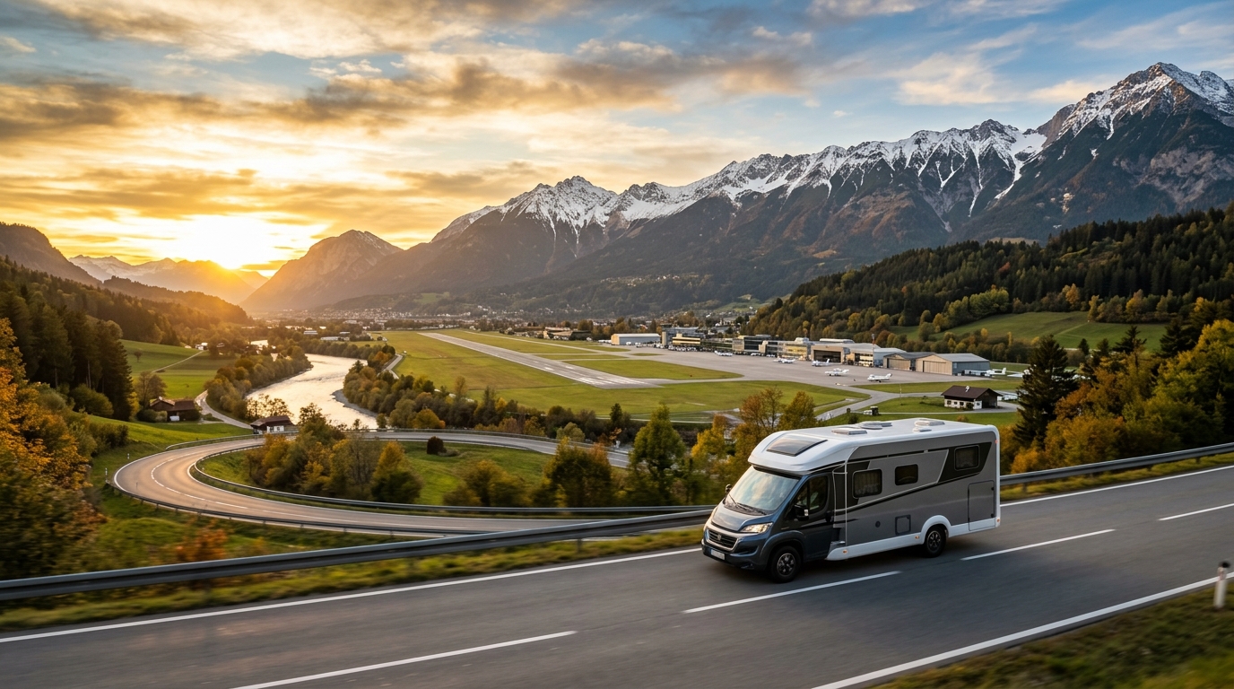Pronájem obytných vozů Innsbruck - letiště - Kompletní průvodce 2026